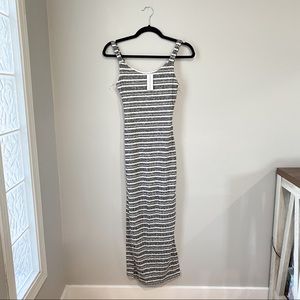 Bodycon Maxi Dress with Side Slit